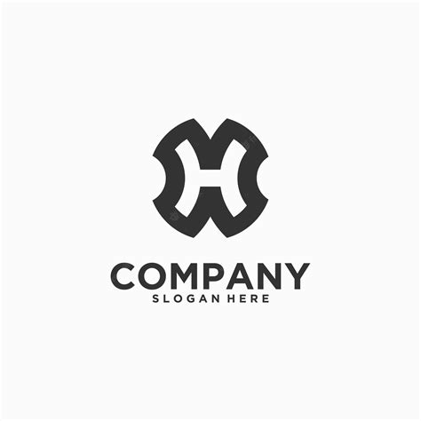 Plantilla De Diseño De Logotipo De Letra H Vector Premium