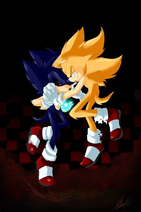 Pin By Tails Doll On Exe Fleetway Dark Cartoon Network Art Sonic And Shadow Sonic Fan Art