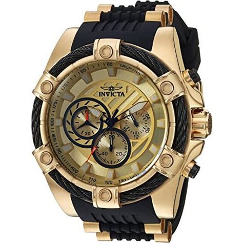 Invicta Mens Bolt Stainless Steel Quartz Watch With