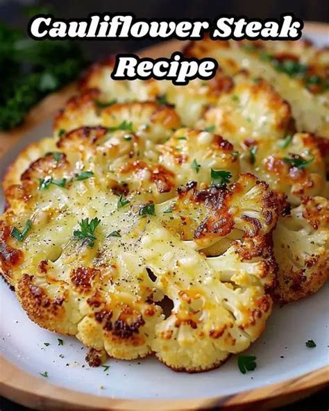 Indulge In The Simple Elegance Of Our Gourmet Golden Cauliflower Steaks A Dish Tha In 2024