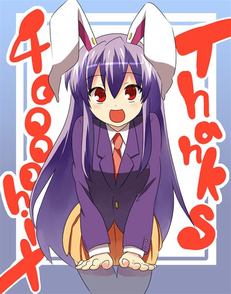 Safebooru Ayasugi Tsubaki Bunny Ears Long Hair Purple Hair Rabbit