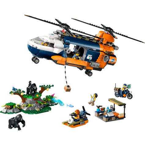 Lego Jungle Explorer Helicopter At Base Camp Set Inventory