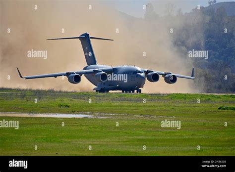 C 17s From Mcchord And Travis Air Force Bases Practiced Takeoffs And Landings At The Schooner