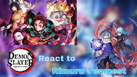 Demon Slayer React To Rimuru Tempest Gacha Reaction Ship Rimuru