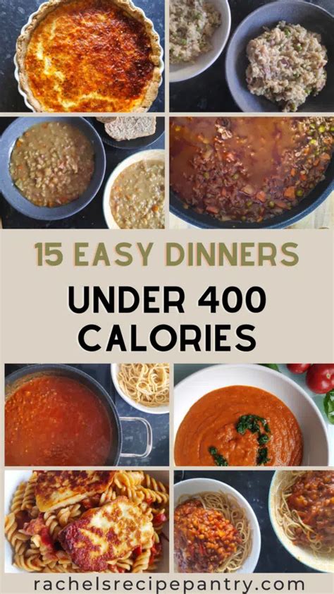 15 Easy Dinners Under 400 Calories Rachels Recipe Pantry