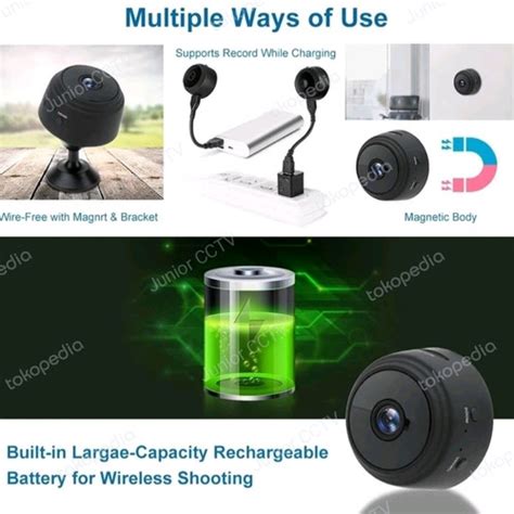 Jual Ip Cam A Mini Spy Wifi Hd Mp Smart Cctv Wireless Camera