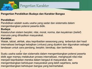 Pendidikan Budaya Dan Karakter Bangsa Di SMK PPT