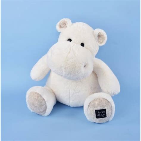 Peluche Hippopotame Cm Blanc Histoire D Ours Plush B B