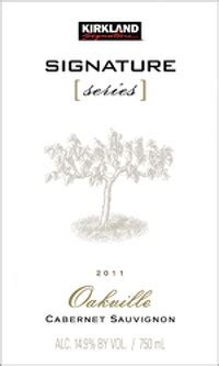 Kirkland Signature Series Cabernet Sauvignon Oakville Rating And