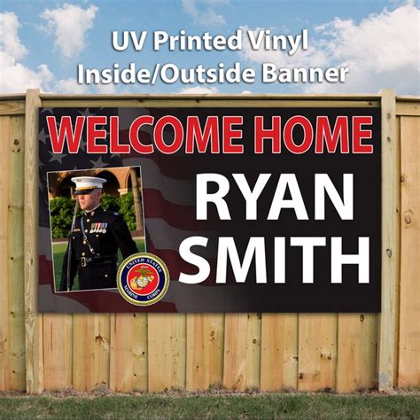 Welcome Home Airforce Banner Etsy