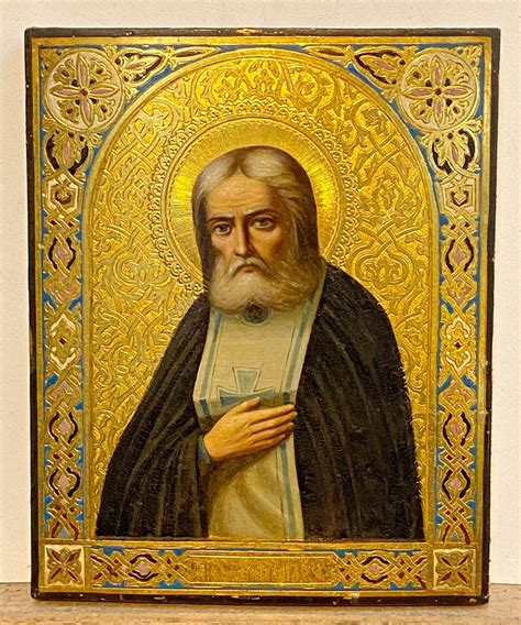 Russian Store Russian Icon Saint Seraphim Of Sarov