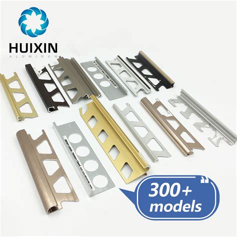 Custom Modern Style Anodized Aluminum Tile Edge Trim Extrusion Corner Profiles China Aluminum