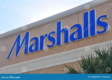 Marshalls Retail Store Editorial Stock Image Image Of Historic 129684594