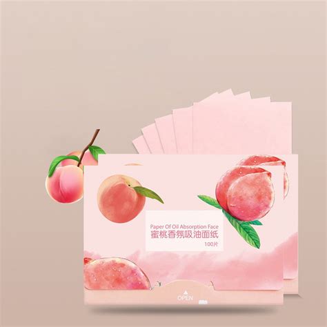 BNIXIREN Fruit Flavored Facial Oil Absorbing Paper Oil Controlling Oil