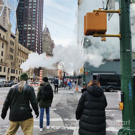 Man Smoking New York Manhattan Photograph By Amadeus Long Fine Art