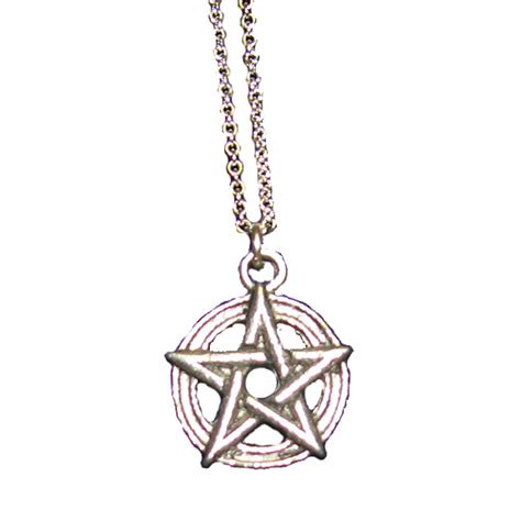 Pentagram Necklace: Woodstock Trading Company