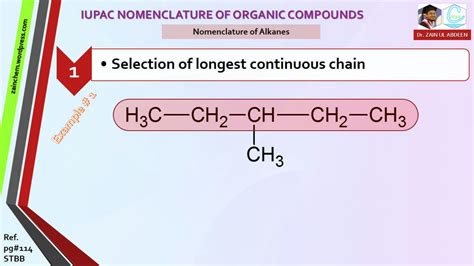 SOLUTION Iupac Nomenclature Lesson 3 Alkane Studypool