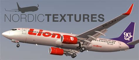 Lion Air Boeing 737 800NGX PK LKV For FSX