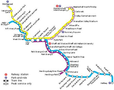 Sheffield Supertram network | Sheffield Supertram Wiki | Fandom