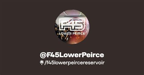 F45LowerPeirce Instagram Facebook Linktree