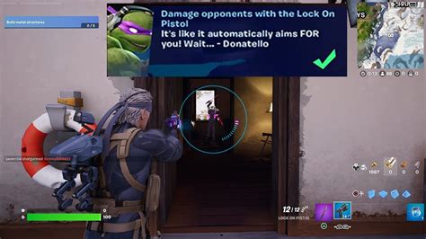 How To Easily Damage Opponents With The Lock On Pistol Fortnite