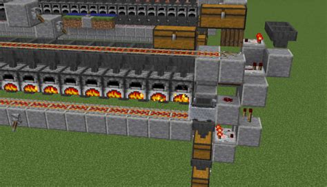 Three Wide Double Sided 48 Furnace Array Minecraft Map