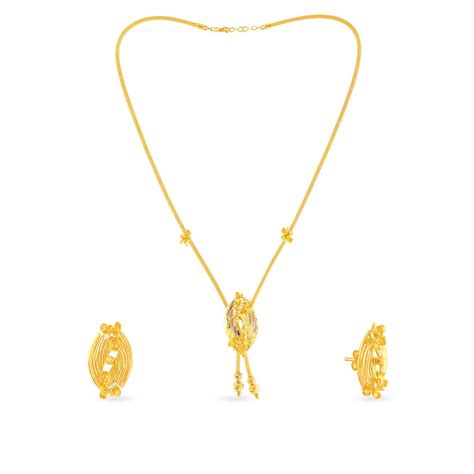 Malabar Gold Necklace Set NSNK208955 for Women Online | Malabar Gold ...