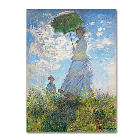 Amazon Woman With A Parasol 1875 Artwork By Claude Monet 14 By 19