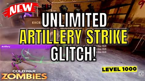 NEW UNLIMITED ARTILLERY STRIKE GLITCH Level Up Fast Cold War Zombies