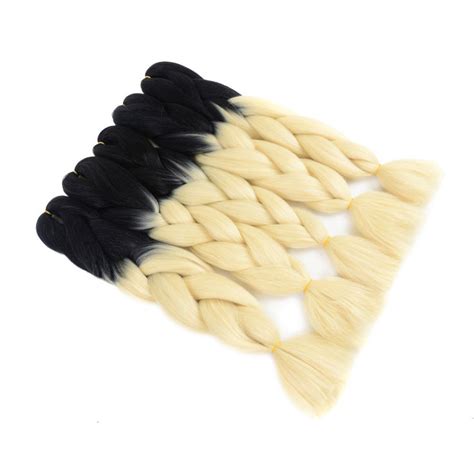 Ling Xiu Hair Ombre Braiding Hair Synthetic Crochet Hair Extension High Temperature Kanekalon