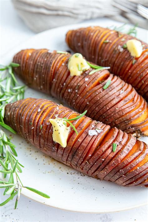 Hasselback Sweet Potatoes Flavor The Moments