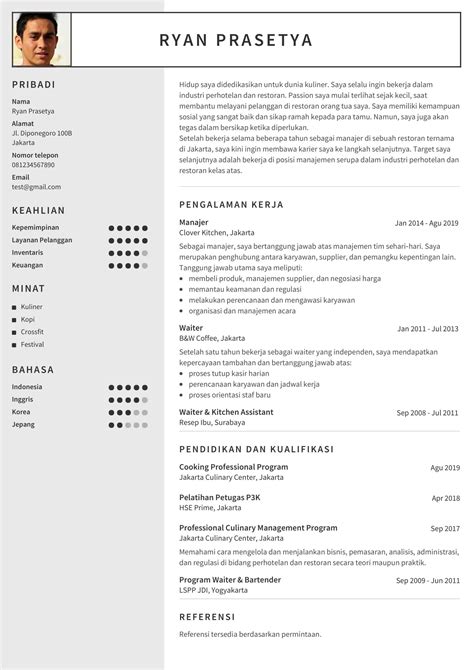 Contoh Mengisi Cv Tentang Saya Contoh Surat Resmi