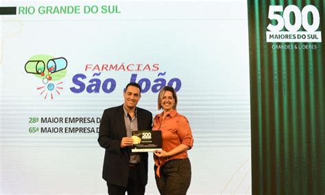 Rede De Farmacias Sao Joao Entre As Maiores Empresas Do Sul Do