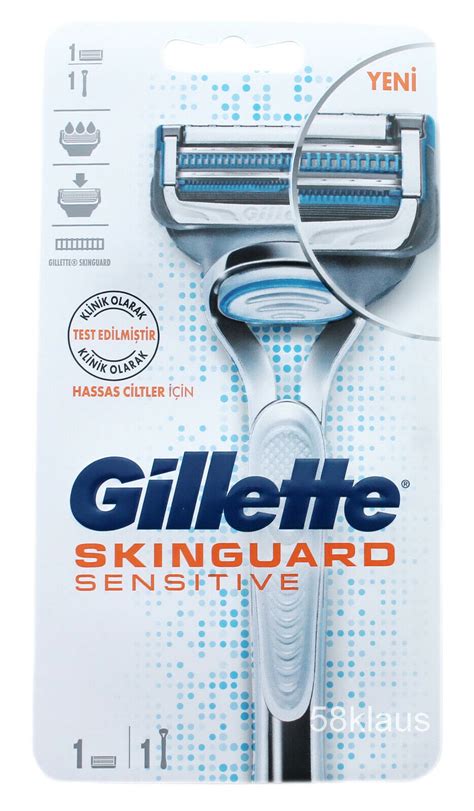 Gillette SkinGuard Sensitive Rasierer Mit 2 Rasierklinge 91877023