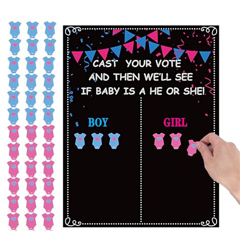 Buy KASTWAVEBaby Gender Reveal Board Party Supplies Kit With