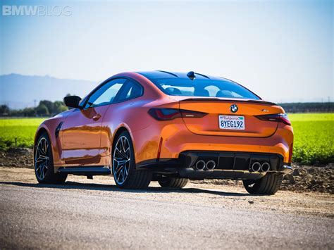 2022 Bmw M4 Painted In Fire Orange From Bmw Individual