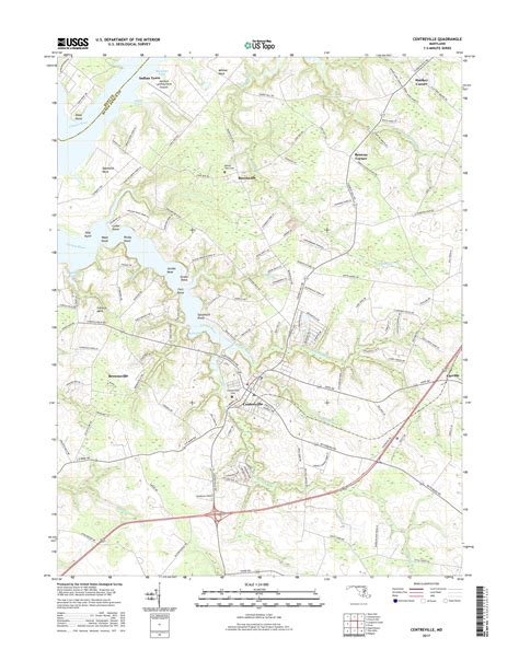 Mytopo Centreville Maryland Usgs Quad Topo Map