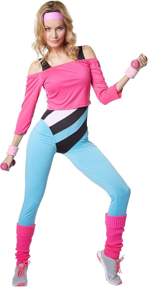 Dressforfun 900572 Women´s Costume Aerobics Star 80s Style Aerobics Outfit Xl Nr 302751