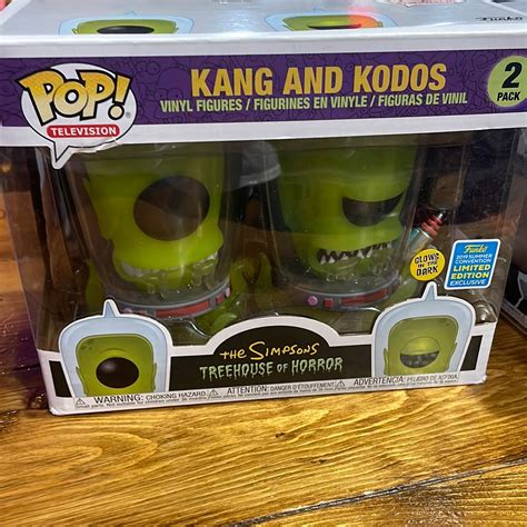 Simpsons Kang And Kodos 2 Pack Funko Pop Vinyl Figure Cartoon Tall Man Toys And Comics