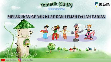 Tematik Sbdp Kelas 3 Sd Tema 6 Subtema 2 Melakukan Gerak Kuat Dan Lemah Dalam Tarian Youtube