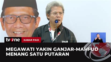 Megawati Optimistis Ganjar Mahfud Bisa Menang Satu Putaran Kabar Pagi