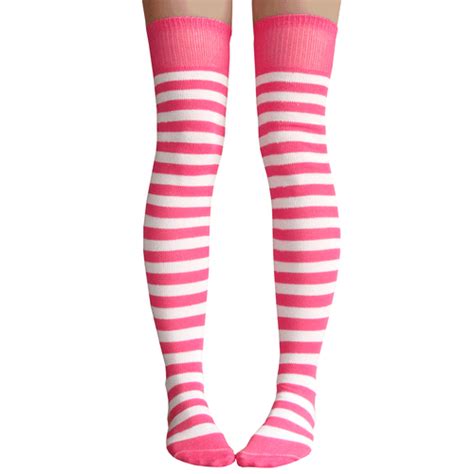 Pink Knee High Socks Made In Usa