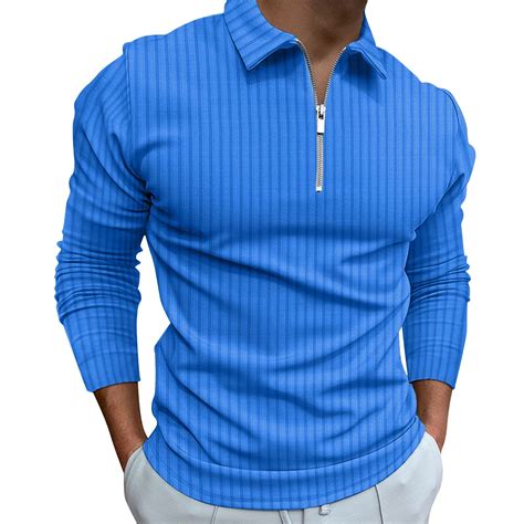 Gubotare Polo Shirts For Men Slim Fit Men S Polos Shirts Long Sleeve