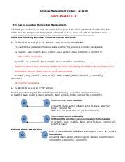 Lab 5 Wk 10 11 Docx Database Management System Cs422 DE Lab 5 Week