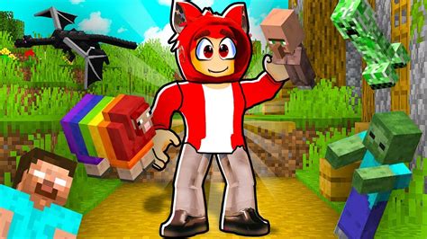 POTWORY Z MINECRAFT PRZEDOSTAŁY SIĘ DO ROBLOX YouTube