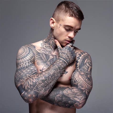 Male Tattoo Model Printable Calendars At A Glance