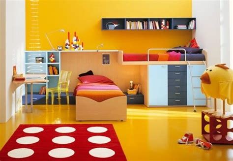 Triadic Room Modern Kids Bedroom Yellow Kids Rooms Kids Bedroom Decor