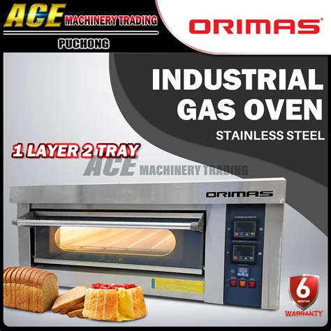 Orimas Gr M Industrial S Steel Gas Oven Layer Tray Heavy Duty