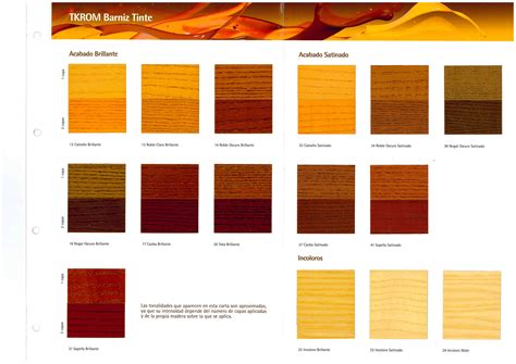 Intercambiar admirar Macadán carta colores barniz La base de datos