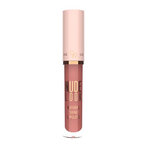 Golden Rose Nude Look Natural Shine Lipgloss Peachy Nude Platin